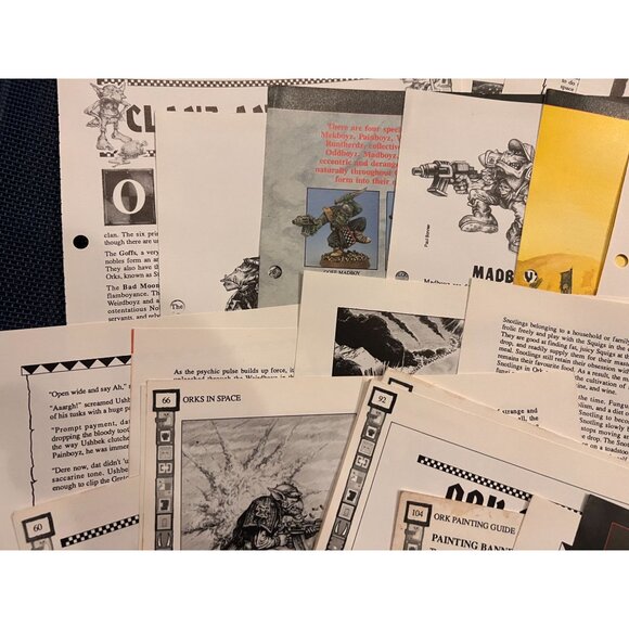 WAAARGH THE ORKS! Original 1990 Edition (not reprint) Games Workshop, 98 pages - Picture 13 of 16